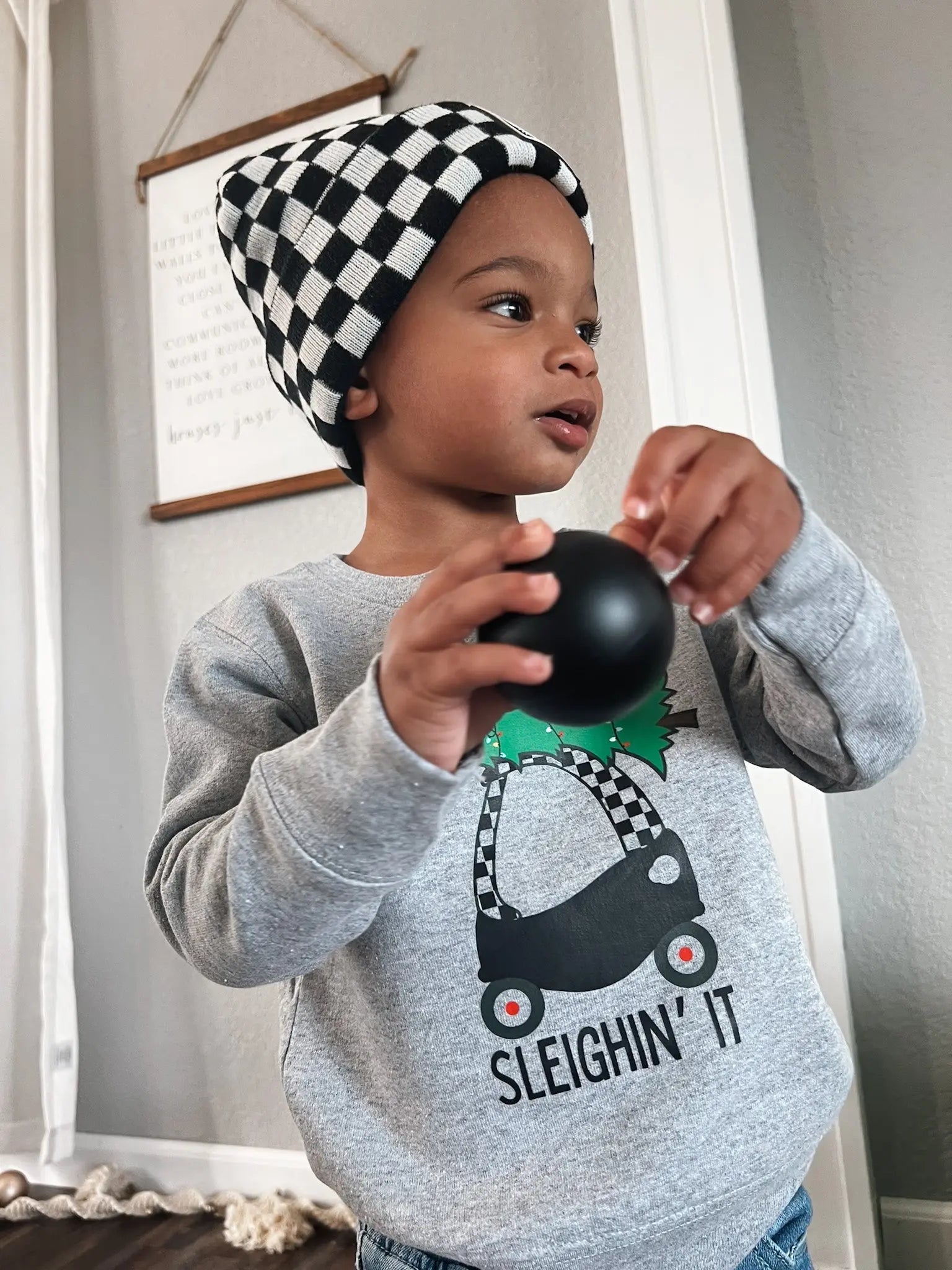 Sleighin' It Crewneck Raising Brave