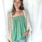 Boho Smocked Tie Tank