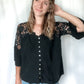 Vintage Charm Crochet Blouse