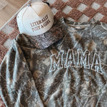 Sweatshirt Camo Mama Embroidered Sweatshirt Raising Brave Boutique