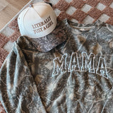 Sweatshirt Camo Mama Embroidered Sweatshirt Raising Brave Boutique