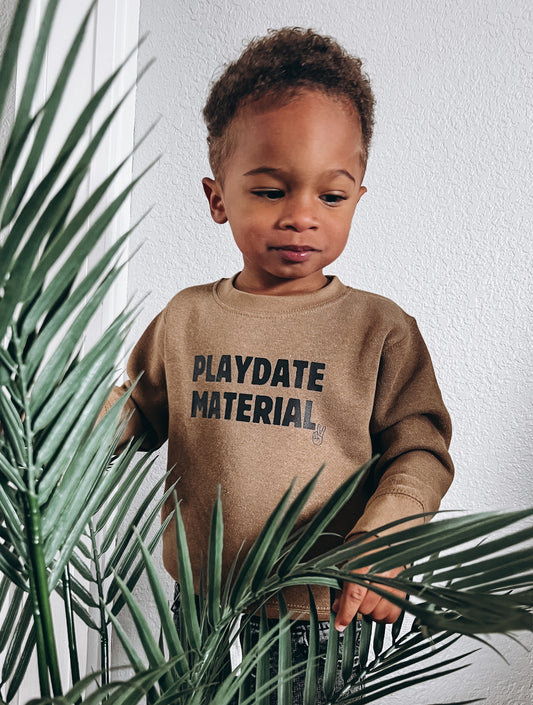 Playdate Material Crewneck