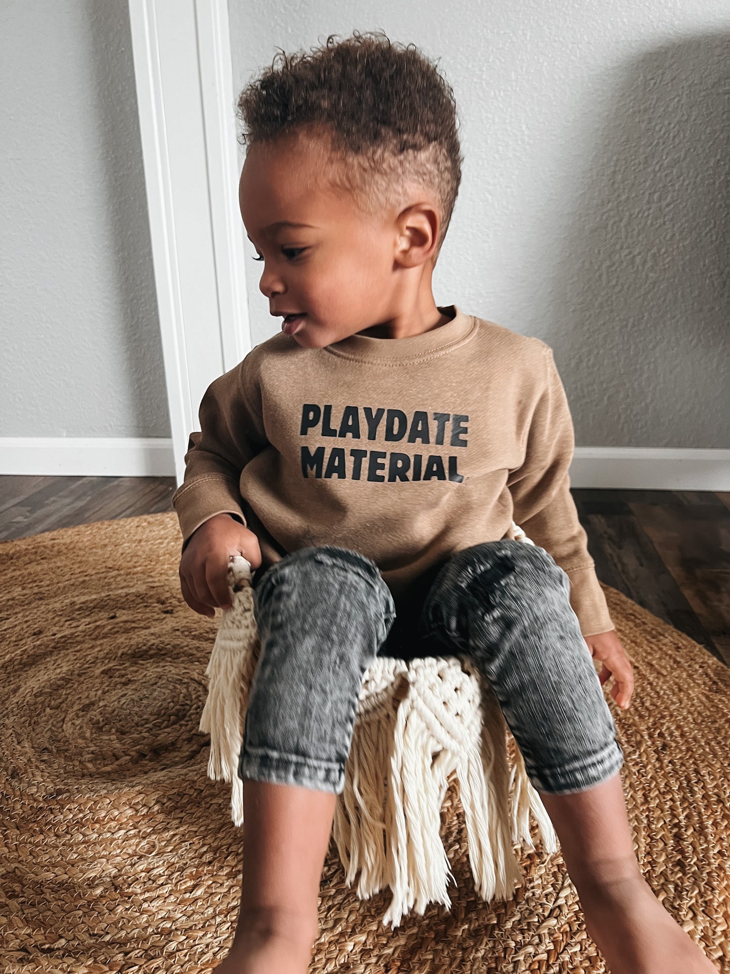 Playdate Material Crewneck