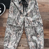 Camo Flame Cargo Joggers
