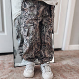 Camo Flame Cargo Joggers