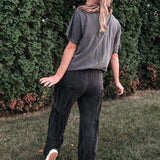 Tiered Wide Leg Pants
