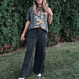 Tiered Wide Leg Pants