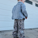 Camo Flame Cargo Joggers