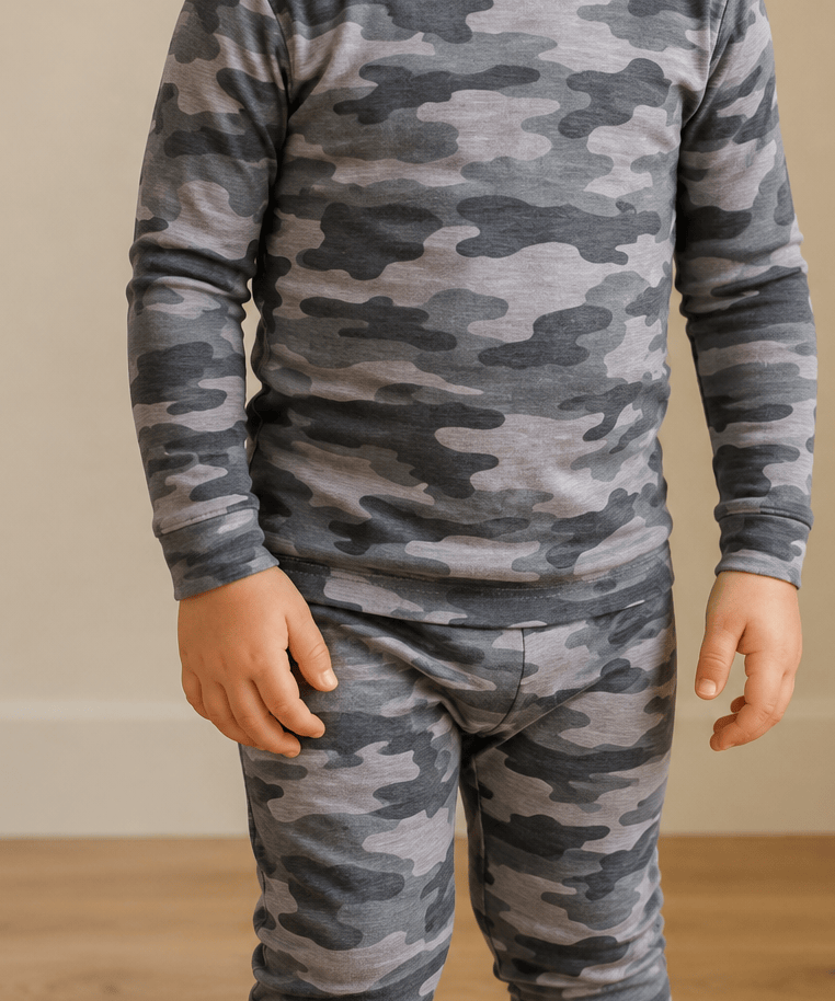 Bamboo Romper Brave Camo Bamboo Set Raising Brave Boutique