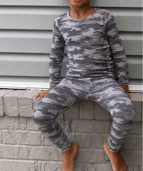 Bamboo Romper Brave Camo Bamboo Set Raising Brave Boutique