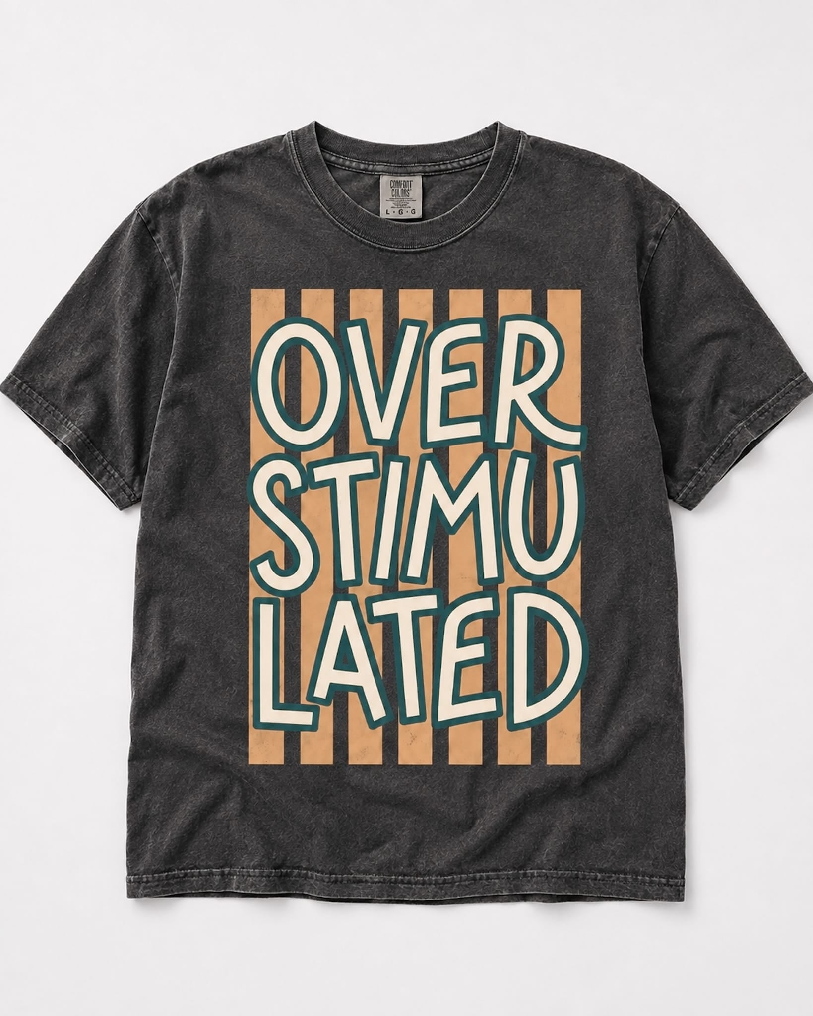 Women's Tees Overstimulated Trendy Tee Raising Brave Boutique