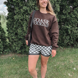 Go Ask Your Dad Crewneck- Chocolate Hey Jude Graphic Tees