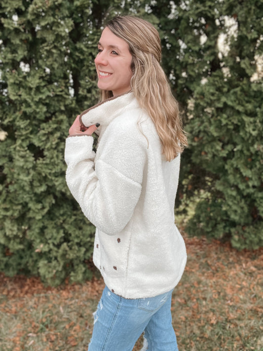 Cozy Polka Dot Pullover