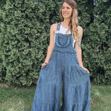 Nomad Dreams Embroidered Overalls