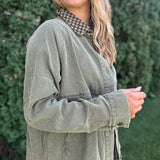 Jackets "Check You Out" Olive Twill Jacket Raising Brave Boutique