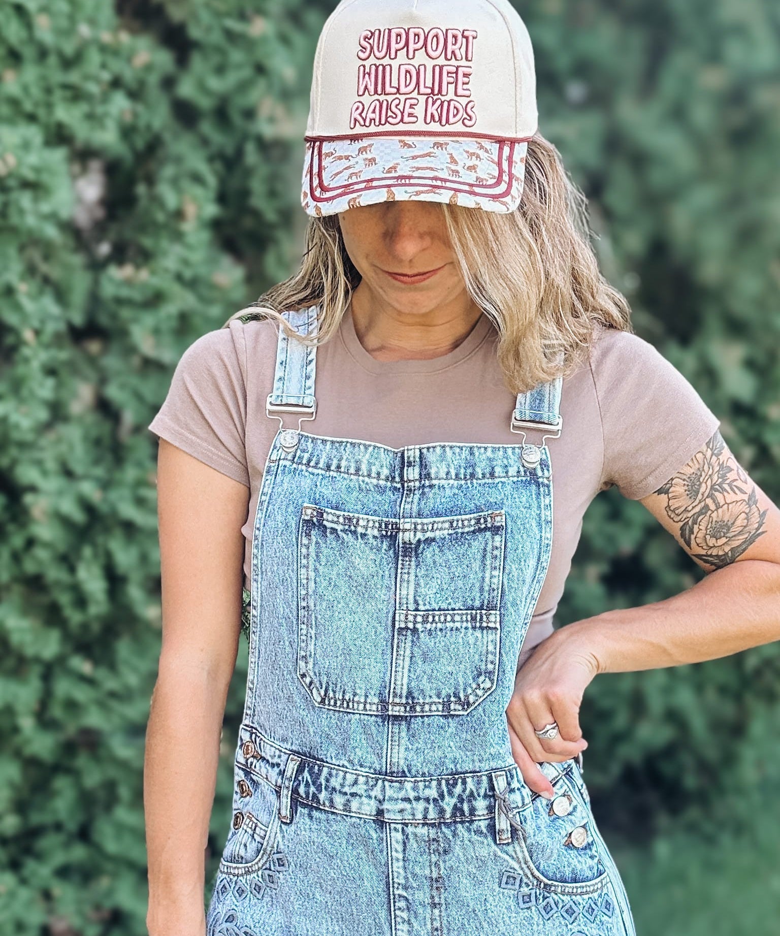 Hat Support Wild Life Raise Kids Hat Raising Brave Boutique