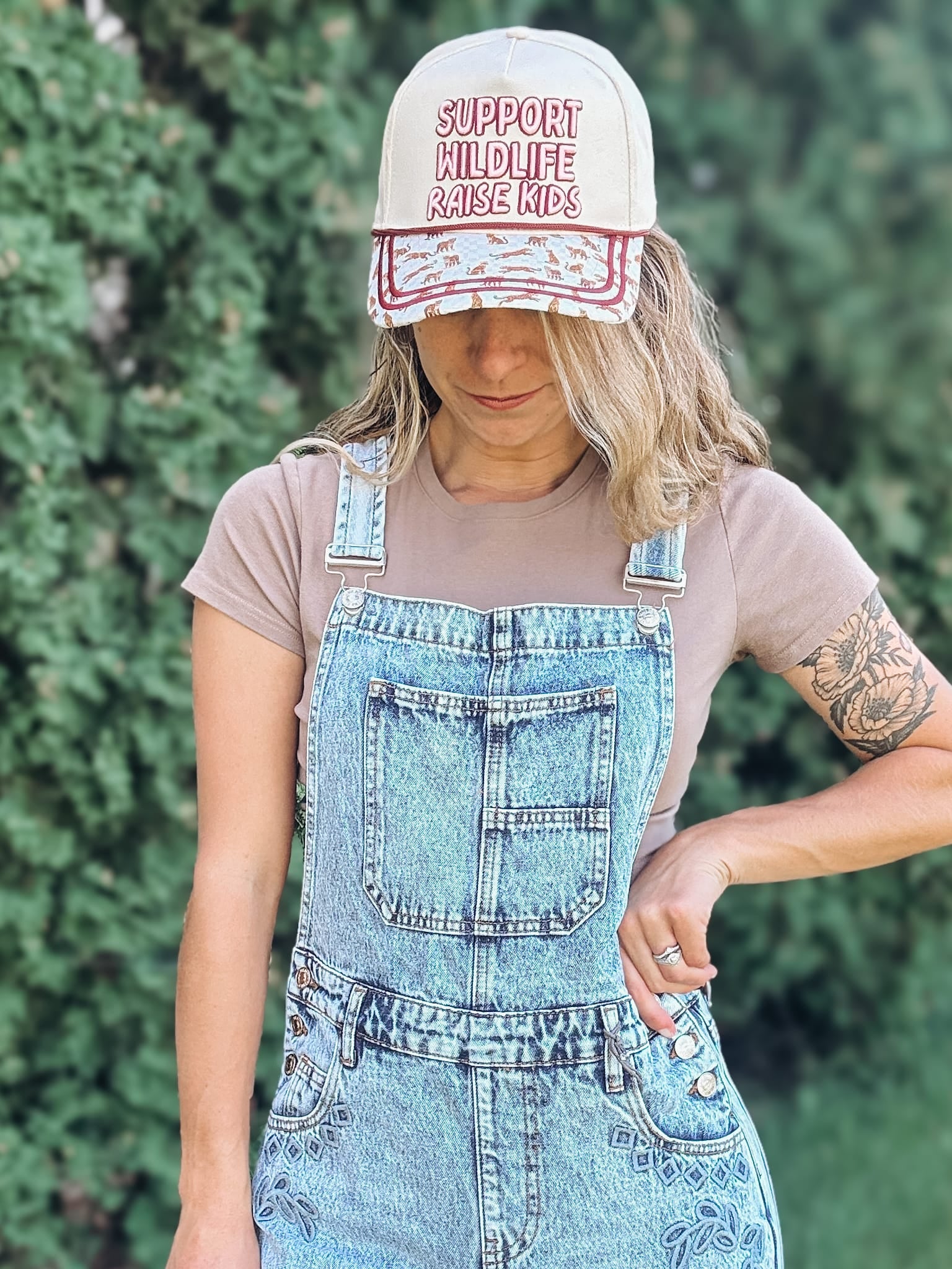 Hat Support Wild Life Raise Kids Hat Raising Brave Boutique