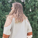 Sweatshirt The Pumpkin Spice Patchwork Hoodie Raising Brave Boutique