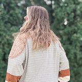 Sweatshirt The Pumpkin Spice Patchwork Hoodie Raising Brave Boutique