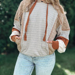 Sweatshirt The Pumpkin Spice Patchwork Hoodie Raising Brave Boutique