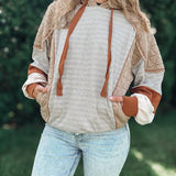 Sweatshirt The Pumpkin Spice Patchwork Hoodie Raising Brave Boutique