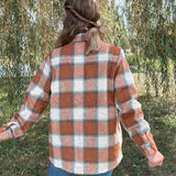 Pumpkin Plaid Shacket