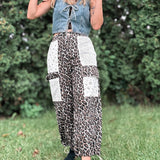 Leopard Print Vintage Pants
