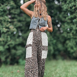 Leopard Print Vintage Pants