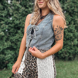 Leopard Print Vintage Pants