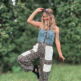 Leopard Print Vintage Pants