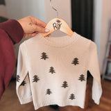Sweaters Pine Tree Knit Sweater Raising Brave Boutique