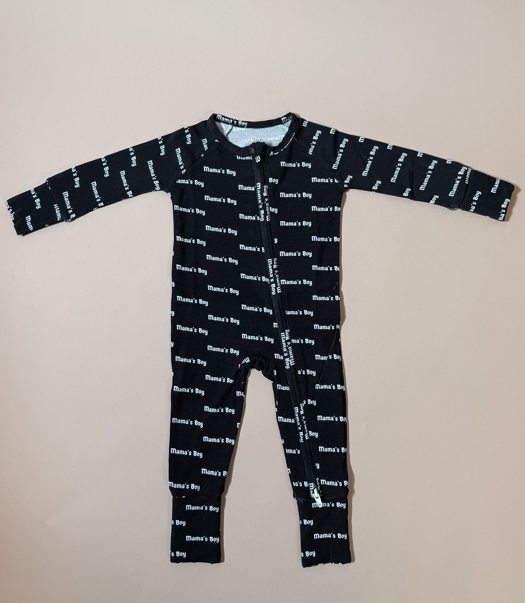 Mama's Boy Bamboo Romper Raising Brave