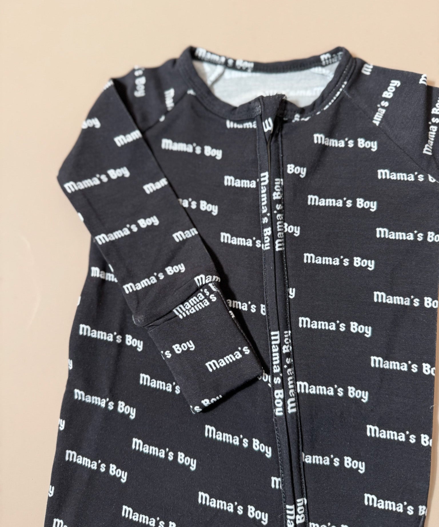 Mama's Boy Bamboo Romper Raising Brave