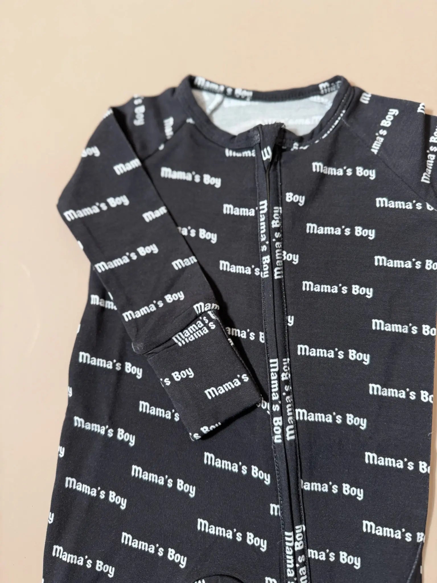 Mama’s Boy Bamboo Romper Raising Brave