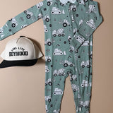 Builder Babe Bamboo Romper Raising Brave
