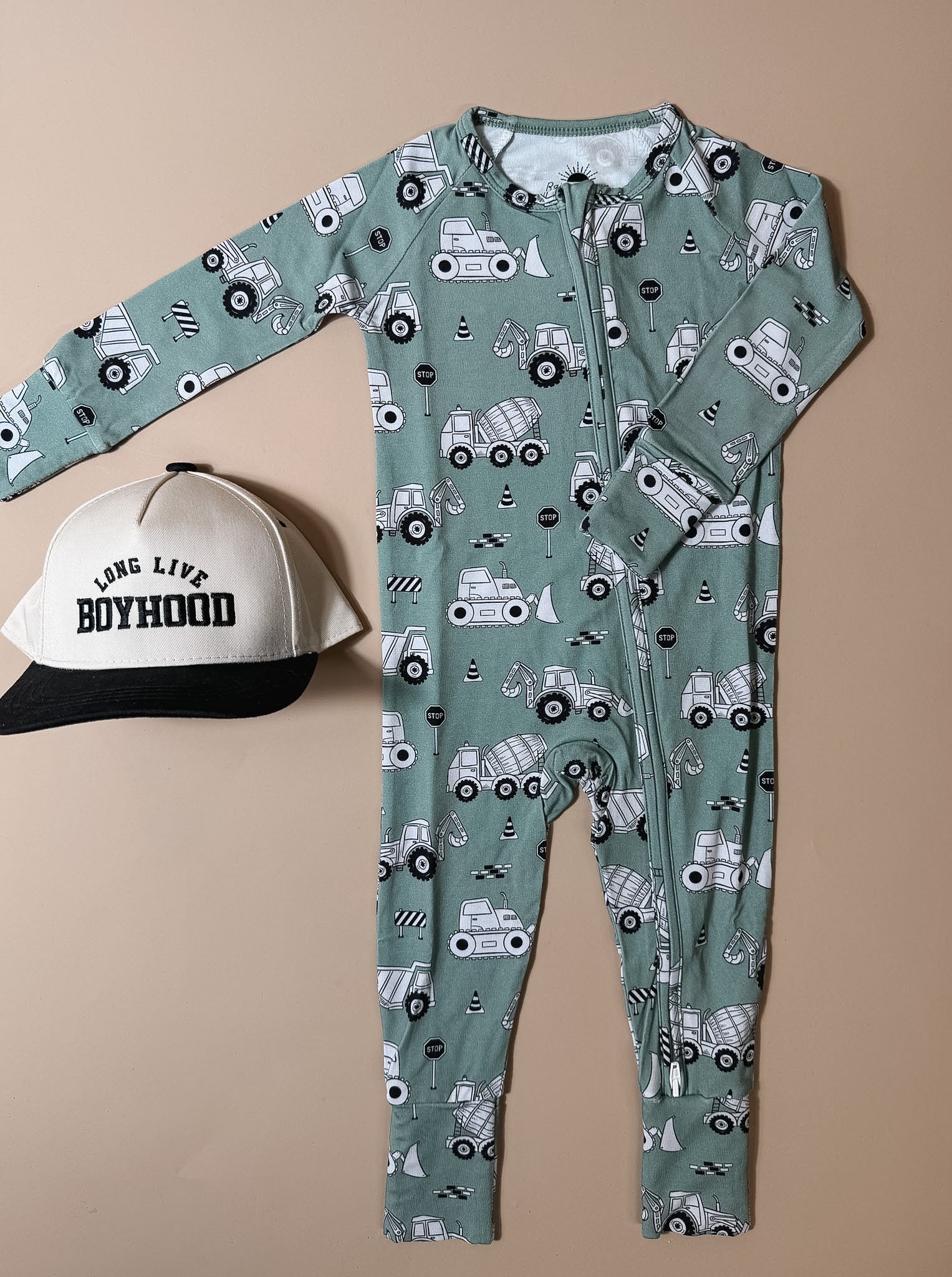 Builder Babe Bamboo Romper Raising Brave