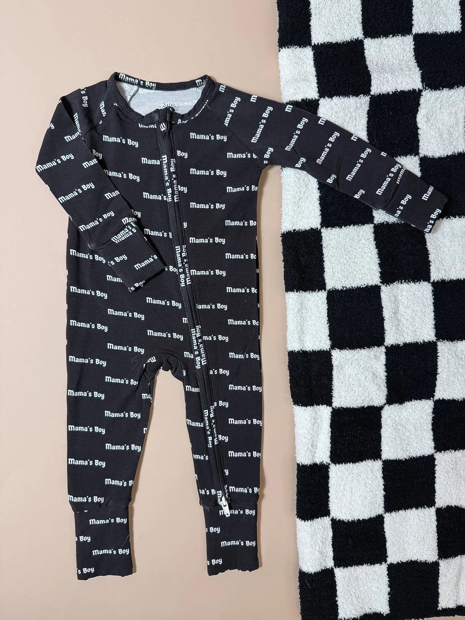 Mama’s Boy Bamboo Romper Raising Brave
