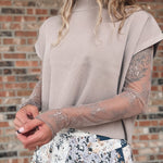 top Lace See-through Layering Top Raising Brave Boutique
