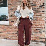 Pants Vintage Gauze Jogger Pants Raising Brave Boutique
