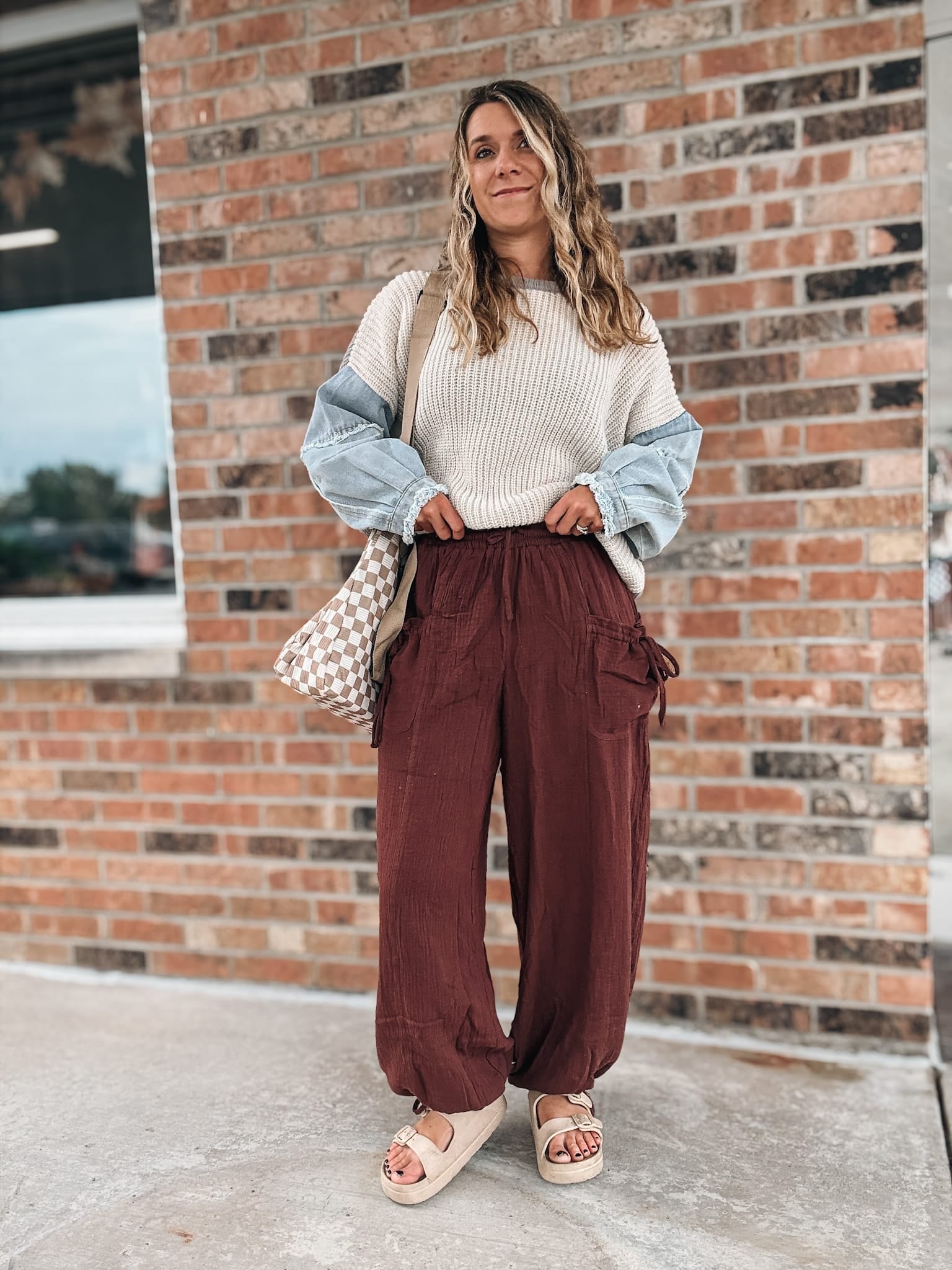 Pants Vintage Gauze Jogger Pants Raising Brave Boutique