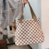 Purses Checkmate Carry All Corduroy Tote Bag Raising Brave Boutique