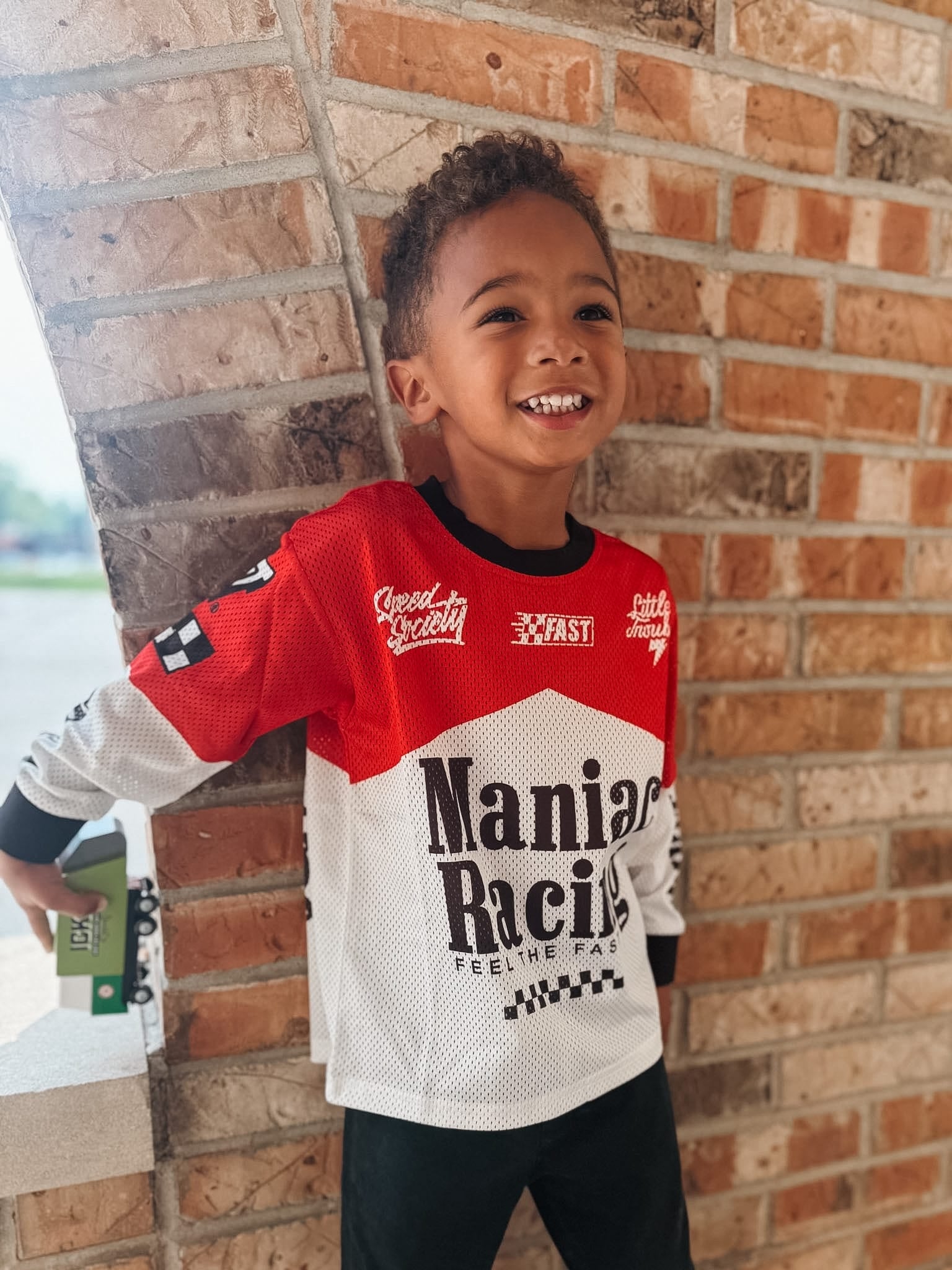 Jersey Maniac Racing Jersey Raising Brave Boutique