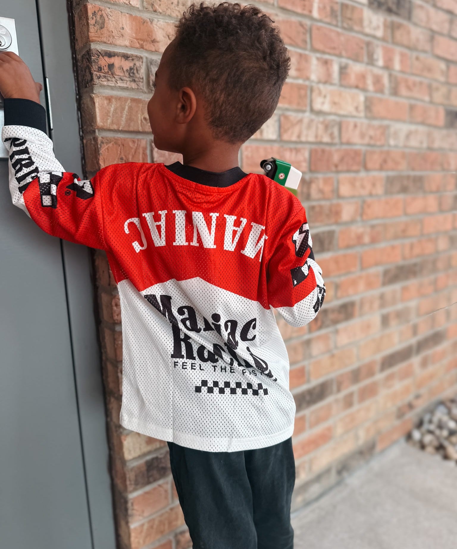 Jersey Maniac Racing Jersey Raising Brave Boutique