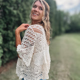 Cotton Lace Crochet Top