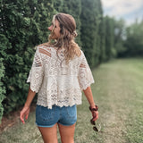 Cotton Lace Crochet Top