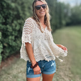 Cotton Lace Crochet Top