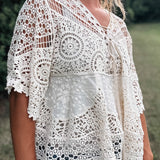 Cotton Lace Crochet Top