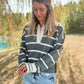 Striped Everyday Charcoal Sweater