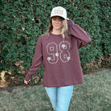 Embroidered Varsity Pullover