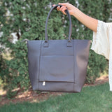 Checkmate Brown Tote